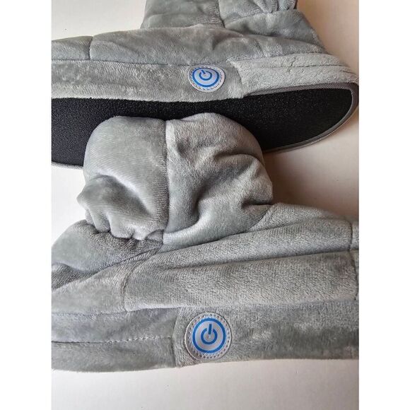 Massaging Booties Gray Sz 8 - Picture 5 of 6